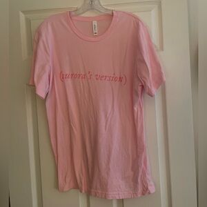 Disney FittingPiecesCo Aurora’s Version Taylor Swift Folklore Font T-Shirt